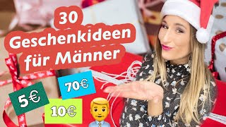 30 GESCHENKIDEEN FÜR MÄNNER 🎁Cool nützlich originell  Für Ehemann Papa Bruder [upl. by Nagaek820]