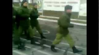 Russian Army Marches to Spongebob Squarepants Theme Song [upl. by Kalin]