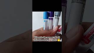 what is the name of all this blood test vials views nursingquestions viral shorts shortsfeed [upl. by Atterys]