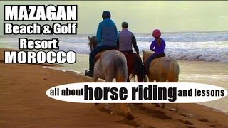 Horse riding at Mazagan Beach amp Golf Resort Morocco [upl. by Meehan355]