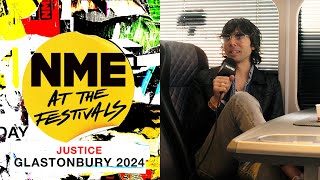 Justice on ignoring the reaction to Hyperdrama and the power of playing live  Glastonbury 2024 [upl. by Jaqitsch96]