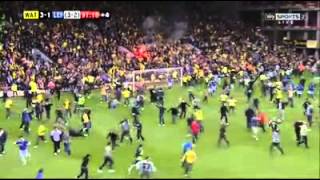 Deeny goal after Knockaerts penalty Watford 3 3  1 2 Leicester PlayOff Semi Final Second Leg [upl. by Syah]