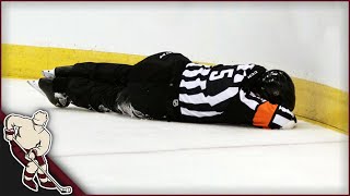 NHL Refs Getting Hit Part 1 [upl. by Armyn]