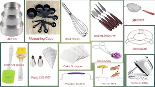 Baking Kit For Beginners  Cake baking item  Cake tools [upl. by Aislehc]