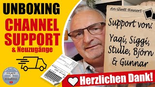 UNBOXING ║ Channel Support amp Neuzugänge  Rasierhobel  Nassrasur  GLATT  RASIERT [upl. by Midian]