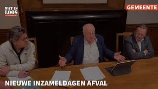 NIEUWE INZAMELDAGEN AFVAL [upl. by Aztilem]