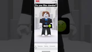 I do NOT like slenders Pt2 roblox baconhater memes baconhair baconsquad lovebacons [upl. by Ikey]