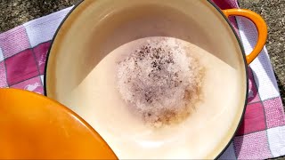 Bleaching Enameled Cast Iron Cookware  What Happens [upl. by Alrac]