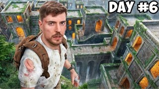 mrbeast 7 Days Exploring An Underground City chalange [upl. by Arlene]