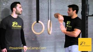 Back Roll on Rings Progressions Part 6 Low Rings [upl. by Wehttam]