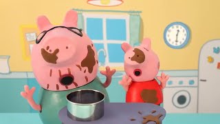 Peppa Pig Official Channel  Birthday Cake  Cartoons For Kids  Peppa Pig Toys [upl. by Allenrac]