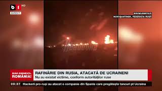 RAFINĂRIE DIN RUSIA ATACATĂ DE UCRAINENIȘtiri B1TV6 iunie 2024 [upl. by Anec]