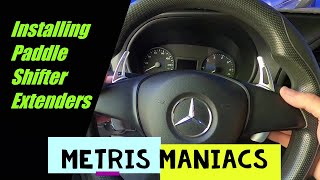 Installing Paddle Shifter Extenders on a Mercedes Metris Camper Van [upl. by Conn]