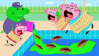 Zombie Apocalypse Zombies Appeared At The Maternity Hospital 🧟‍♂️🧟‍♀️  Peppa Pig Funny Animation [upl. by Ollecram681]