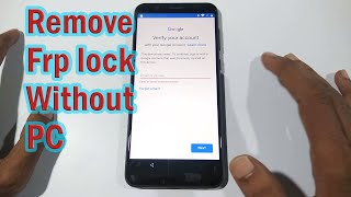 How to Bypass Google FRP lock on any Android phones without otg and pc [upl. by Maryanne]