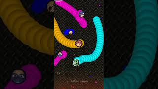 worms zone game cacing superhero 🐍 13 shorts [upl. by Enitnatsnoc]