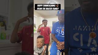 HAPPY THANKSGIVING 🦃 FROM THE BAXTER FAMILY Love trending shorts [upl. by Etyam]