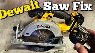 Repairing a Dewalt DCS391 Cordless Saw How to replace the brush ring [upl. by Lathan668]