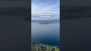 Lake Lucerene  Burgenstock  Switzerland lakelucerne switzerland europe shortsvideo [upl. by Troxell]