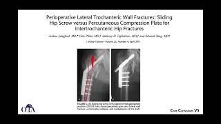 Intertrochanteric femur fractures  2 of 3 [upl. by Leavitt874]