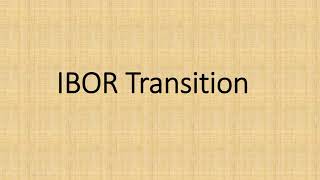 LIBOR Transition  IBOR Transition  ARR [upl. by Hnib952]