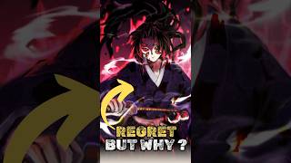 Why Kokushibo have a regret   Kokushibo secrets  Demon slayer Explained demonslayer shorts [upl. by Eelytsirk]