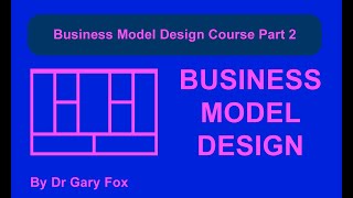 Part 2  Business Model Design Module 1 part 2 [upl. by Anyer93]