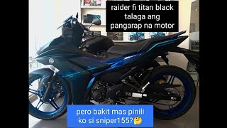 New variant Sniper 155 vs Raider fi 150 2023 my personal review and opinion Sniper 155 matte blue [upl. by Willmert]