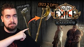 Crafting Early Game MELEE weapons in Path of Exile [upl. by Ikoek38]