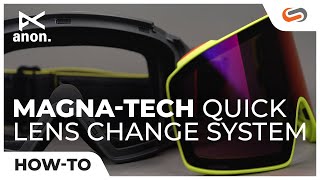 How to Use Anons MAGNATECH Quick Lens Change System  SportRx [upl. by Burford]