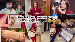 SHADI K BAD MAMA SY MIL K EMOTIONAL HOGAE 😭 SHOPPING FOR MY NEW ROOM AT SUSRAL ❤️ [upl. by Ahsinom381]