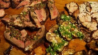 Corazón al Chimichurri  Achura deliciosa  Locos X el Asado [upl. by Niveek546]