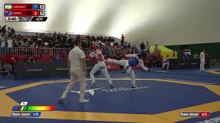 410 Round of 64 Men 68kg DEN N GOLEMAC MKD F BLAZEVSK [upl. by Zosima]