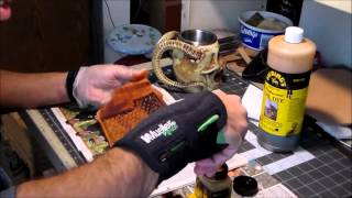 Part 36 Dyeing a Leather Holster [upl. by Assyl310]