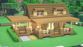 Minecraft Survival House Tutorial 2  Minecraft Builds [upl. by Allis]