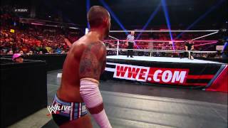 Mr McMahon vs CM Punk Raw Oct 8 2012 [upl. by Gemoets]