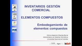 Software contable ContaPyme  Embodegamiento de elementos compuestos [upl. by Anidene253]