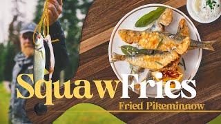 Squaw Fries Fried Pikeminnow Recipe How to Cook Pikeminnow Easy Finger Fried Local Fish Recipe [upl. by Iris446]