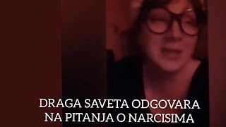 Draga Saveta odgovara na pitanja o narcisima [upl. by Shotton]