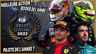 MA REMISE DES PRIX F1 DE LA SAISON 2023  Pilote de lannée Dépassement de lannée etc [upl. by Ettevad]