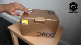 Nikon D800 UK  Unboxing [upl. by Moscow876]