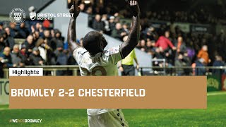 Highlights Bromley 22 Chesterfield [upl. by Enortna238]