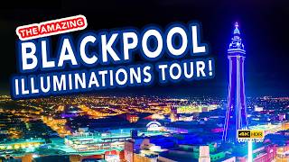 BLACKPOOL ILLUMINATIONS are INCREDIBLE  A walking tour through the Blackpool Lights [upl. by Ainoval122]