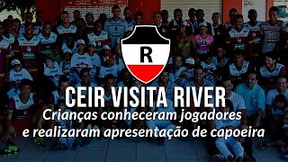 River TV  Crianças do CEIR visitam o River [upl. by Cchaddie51]