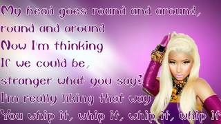 Whip It  Nicki Minaj  Lyrics On Screen [upl. by Sharos990]