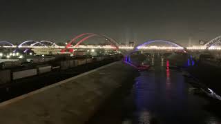 6th Street Bridge Ribbon of Light 2022 July 10 2022 [upl. by Nimajaneb]