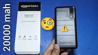 best power bank 20000mah  amazon basics 20000mah 225w Unboxing [upl. by Revell]