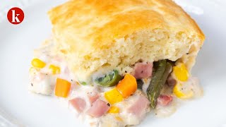 Bisquick Ham and Vegetable Casserole Recipe [upl. by Isolda307]