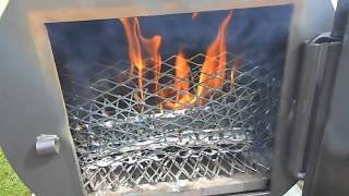 My quotClean Burnquot Fire Management Basket for the Reverse Flow Offset Smoker [upl. by Rafat]