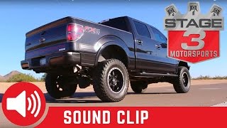 20112014 F150 EcoBoost MBRP Black EcoSleeper 3quot Single Exit Cat Back Exhaust Sound Clip [upl. by Brenda]